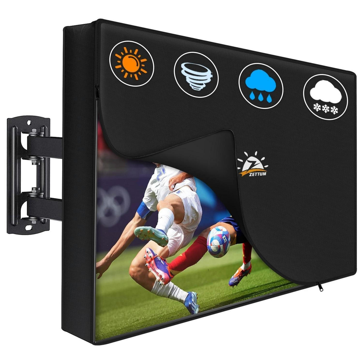 XXXLutz TV Schwarz 91.4x15.2x139.7 cm