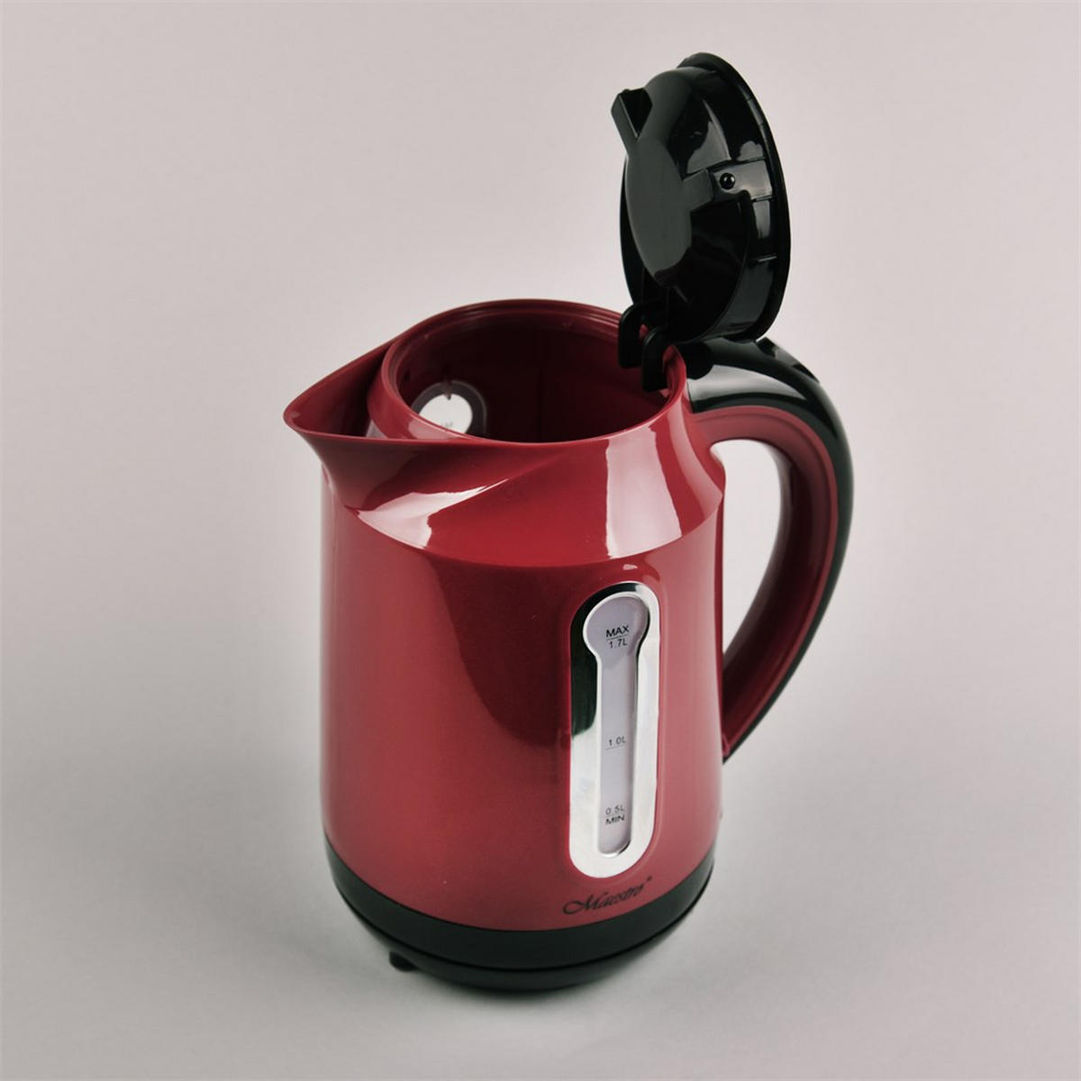 WASSERKOCHER ELEKTRISCH Rot 15/15/21 cm MR041RED - Rot, Metall (15/21/15cm) - Maestro 