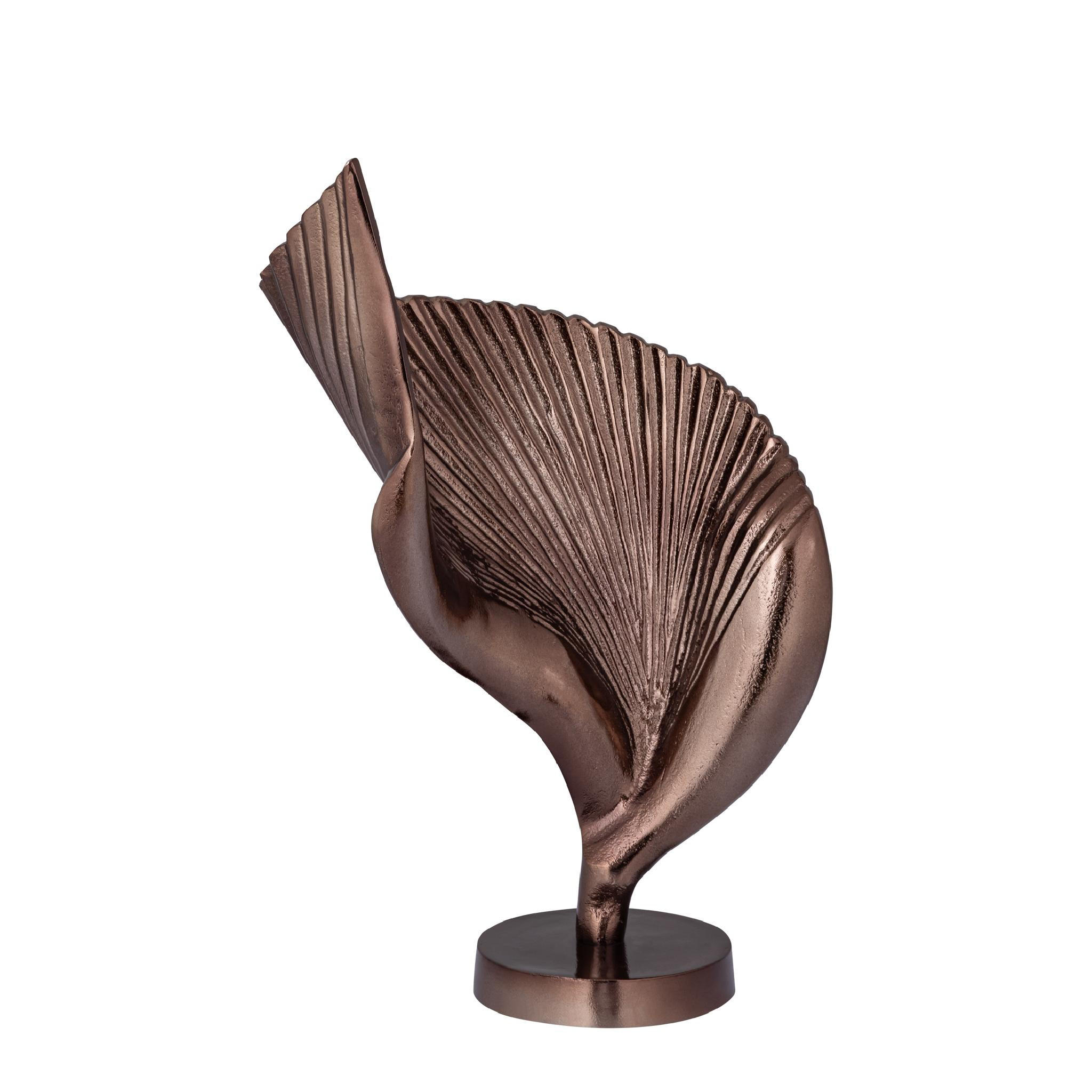 SKULPTUR Roweyda Braun 29/15/50cm - Braun, Metall (15/50/29cm) - PTMD Collection