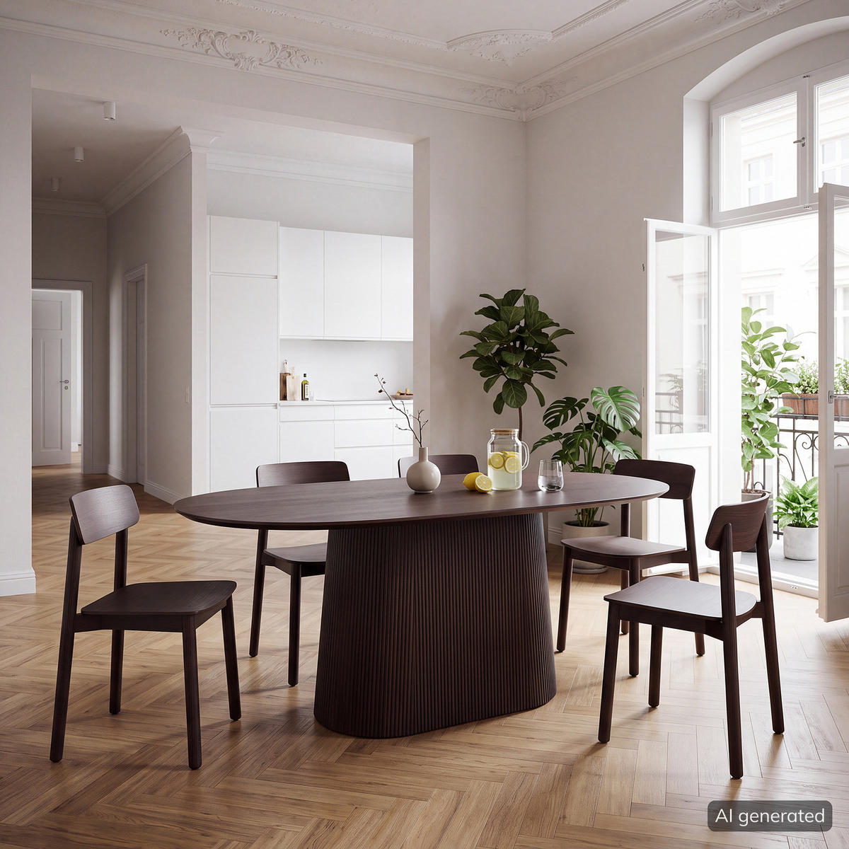 MASSIVER ESSTISCH - Mango massiv - Dunkelbraun/Braun, Holz (100/180/76cm) - home24