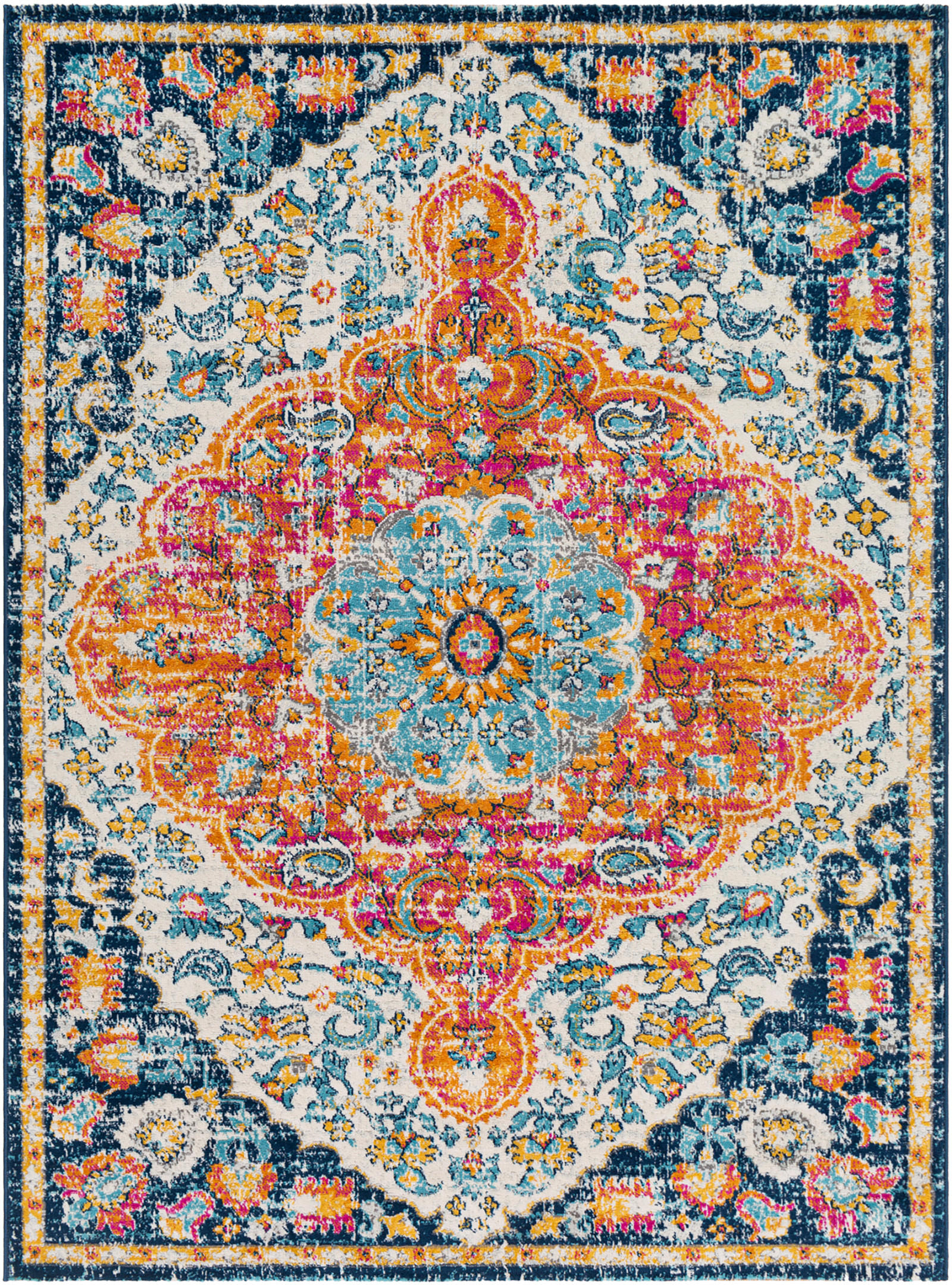 Livabliss Vintage-Teppich Orange 200x275 cm