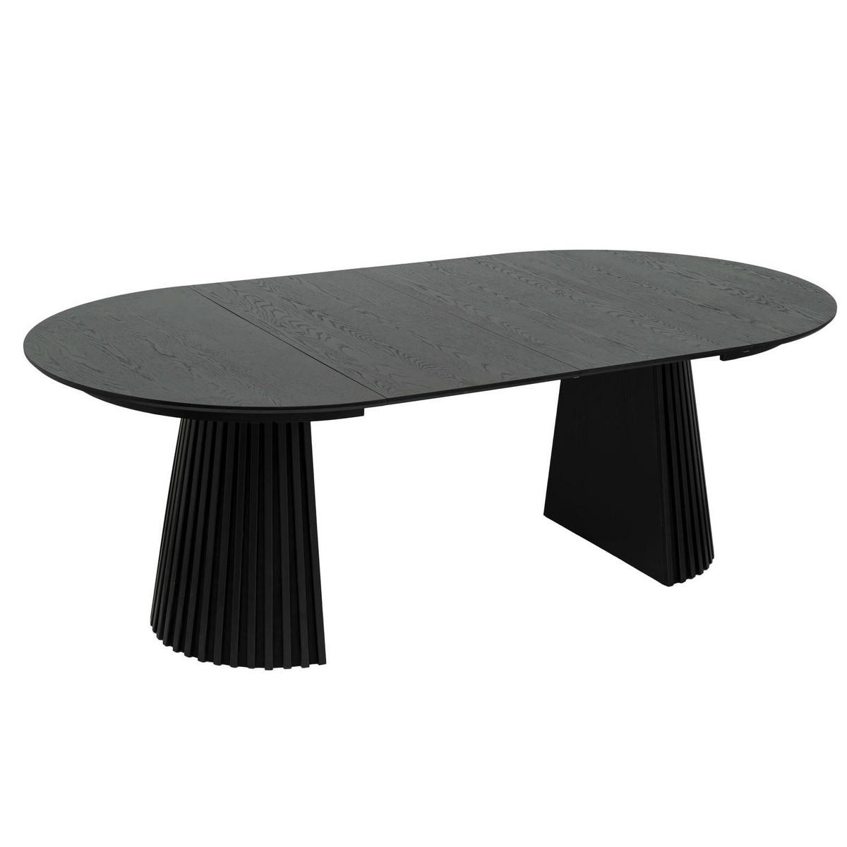 ESSTISCH 120/120/75 Schwarz rund - Schwarz, Holzwerkstoff (120/120/75cm) - Furnhouse
