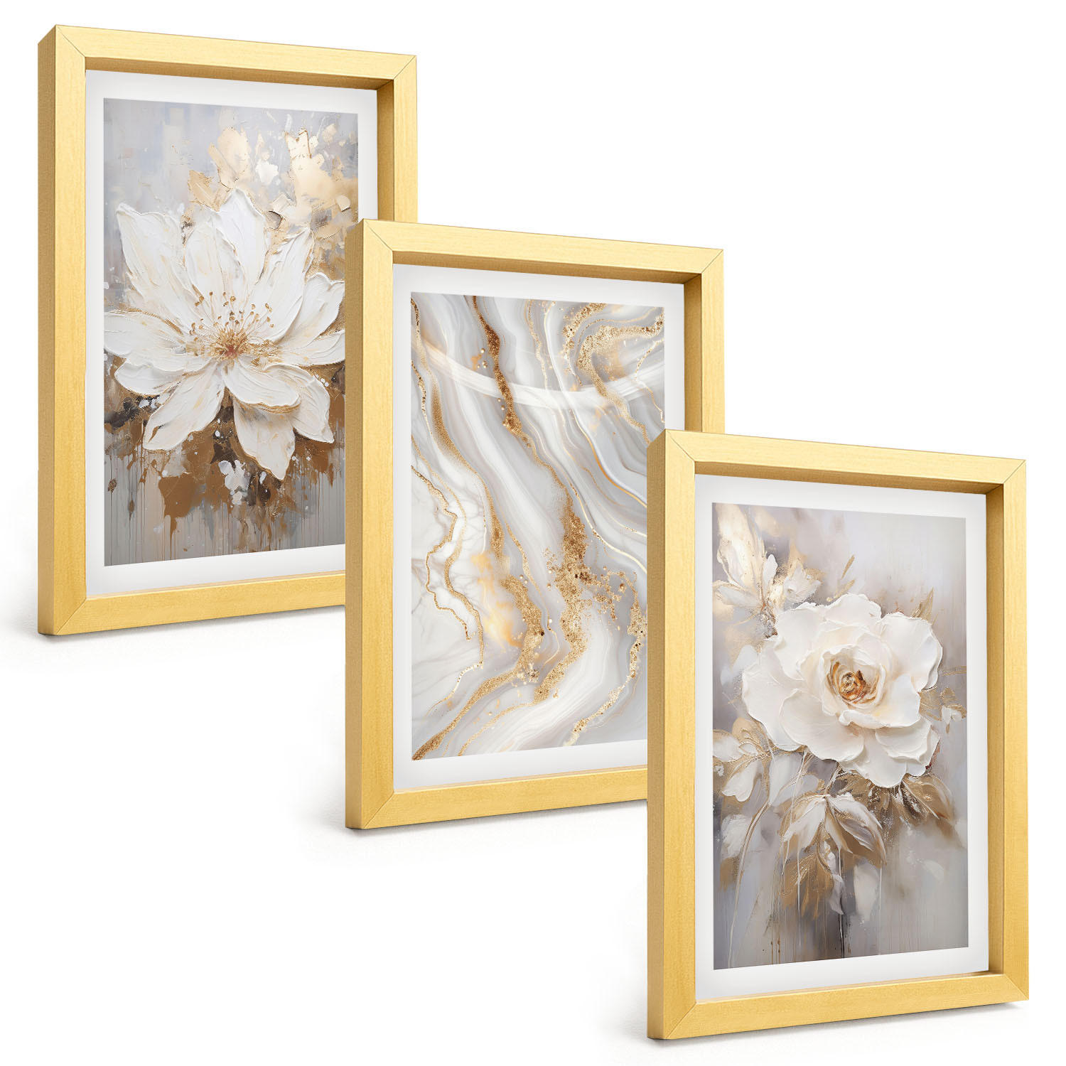 Tulup Bilder Gold 20x30 cm