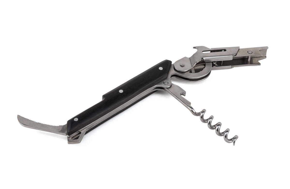 GESCHENKSET Open n Preserve Korkenzieher und Weinpumpe - Schwarz, Kunststoff (4/14/4cm) - PEUGEOT