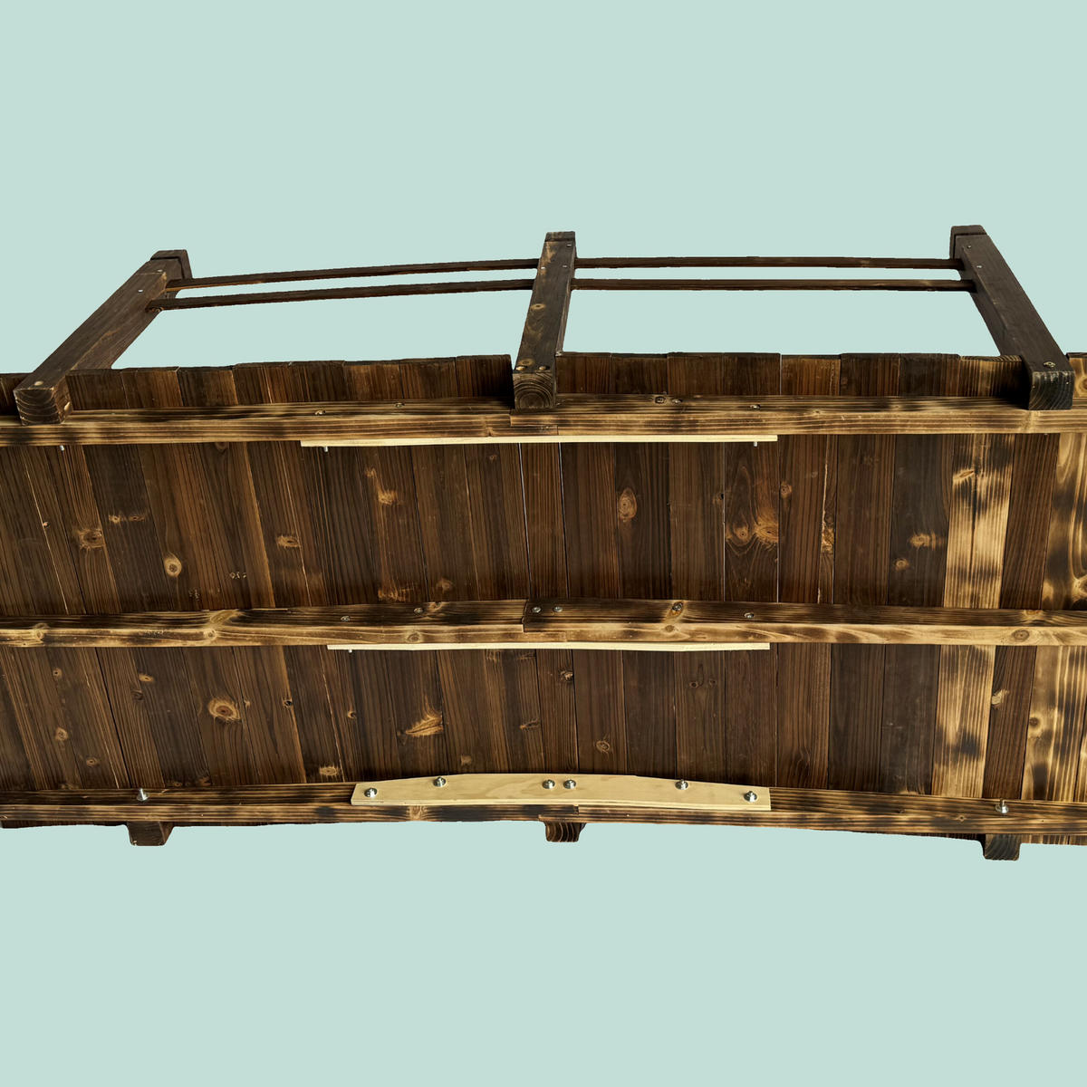 MOST-ZÁHRADY - hnedá, drevo (75/171.5/58cm) - Relaxdays