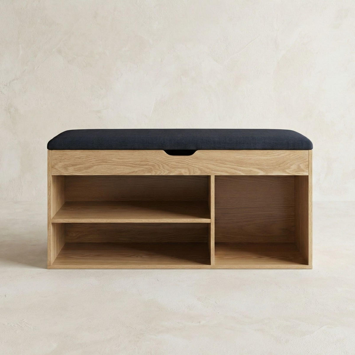 SCHUHREGAL Tria 80/43/30 cm - Braun, Holzwerkstoff (30/43/80cm) - BOXIMO