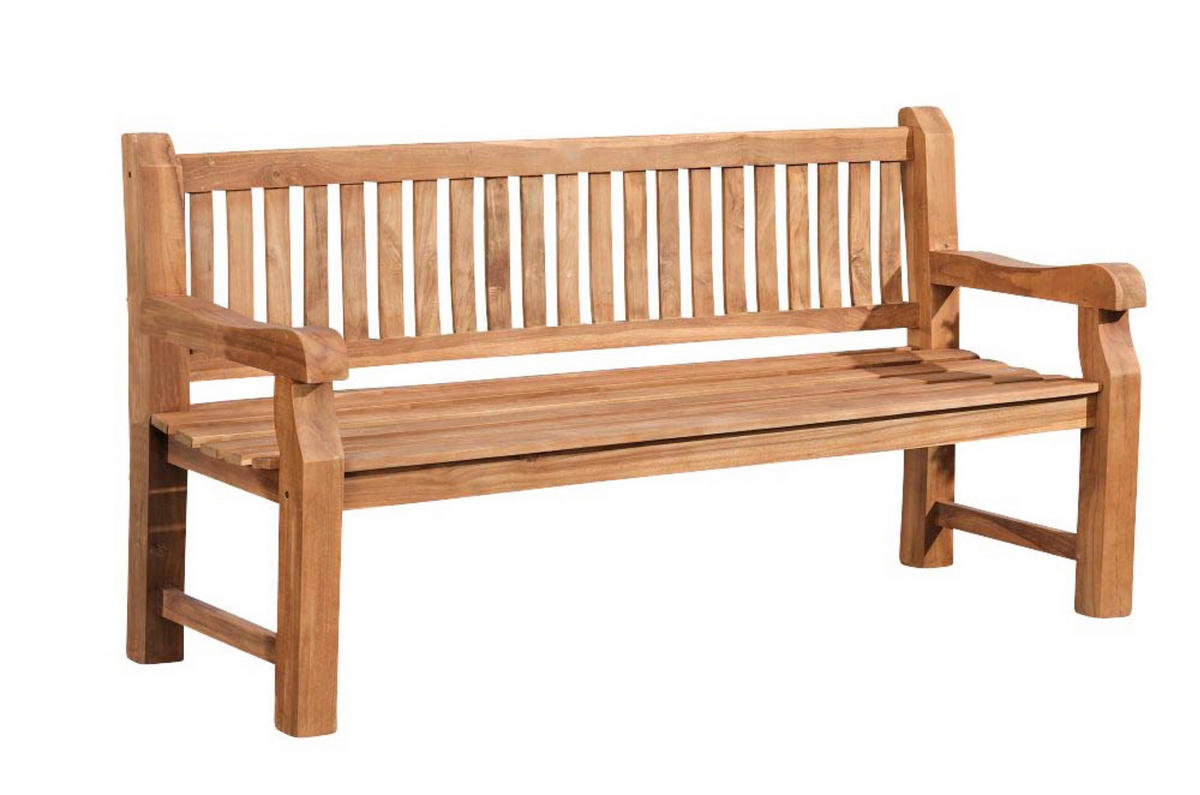 TEAKBANK Jacky-N 240 cm teak - Braun, Holz (240/61/93cm) - TPFGarden