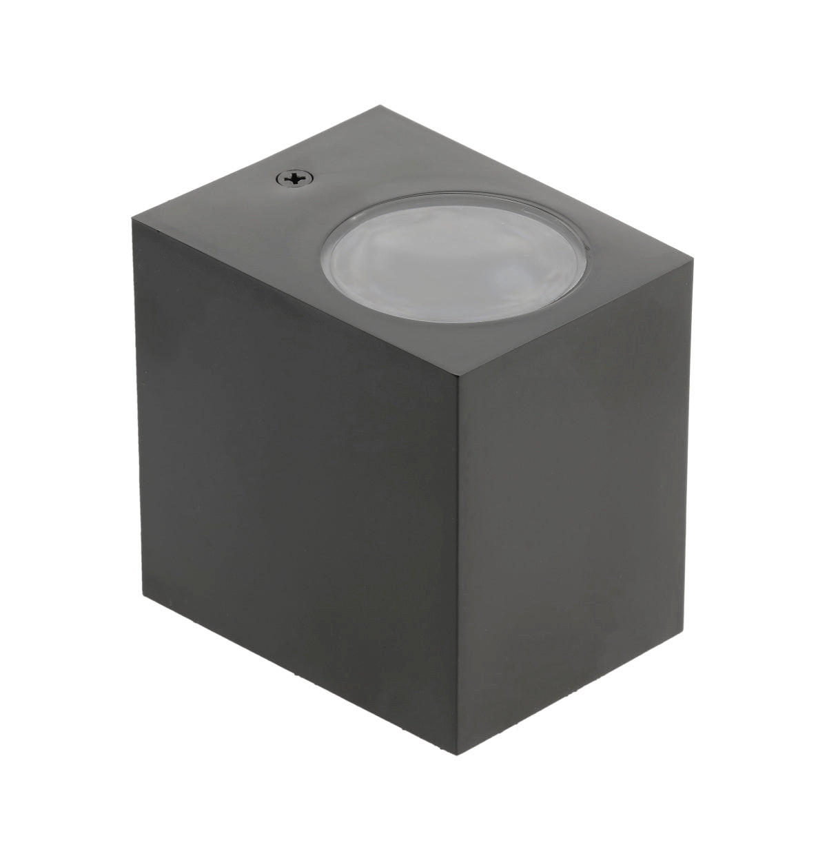 AUSSENWANDLEUCHTEE Schwarz Modernes Rechteck - Schwarz, Kunststoff (9.2/9/7cm) - CGC Europe