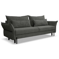 SCHLAFSOFA Volio mit Bettzeugcontainer Graphit - Graphitfarben, Holz/Textil (239/91/96cm) - Kaiser Möbel