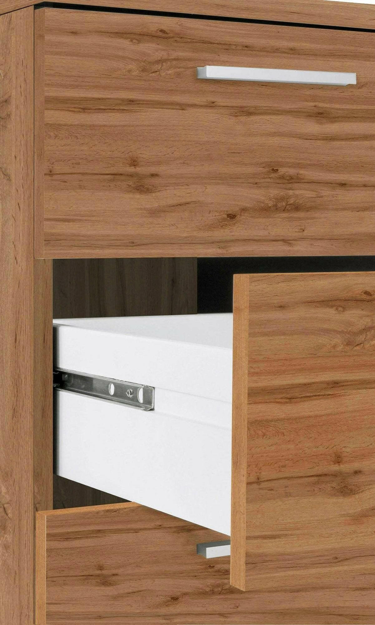ECKSCHREIBTISCH Eiche 90/180/160 cm - Braun, Holzwerkstoff (90/180/160cm) - DMORA