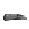 ECKSOFA Ottom Celes Premium Ascot Bukla - Graphitfarben, Holzwerkstoff/Textil (266/165cm) - Fun Möbel