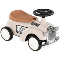 KINDER RUTSCHAUTO, Cremeweiß, Kunststoff+ Metall - Creme, Metall (58/27/35cm) - AIYAPLAY