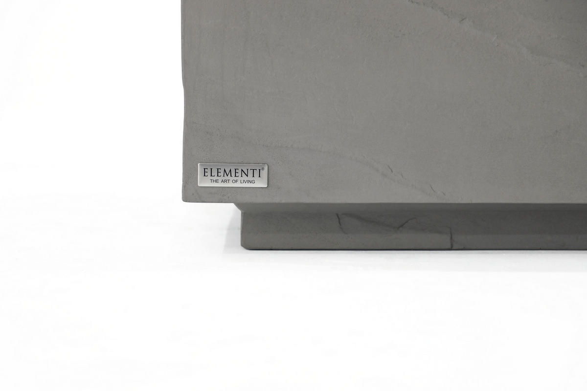 COUCHTISCH COLORADO aus GF-Beton Rechteck, Wetterbeständig, 153x77x36 cm - Grau, Naturmaterialien (153/77/36cm) - Elementi