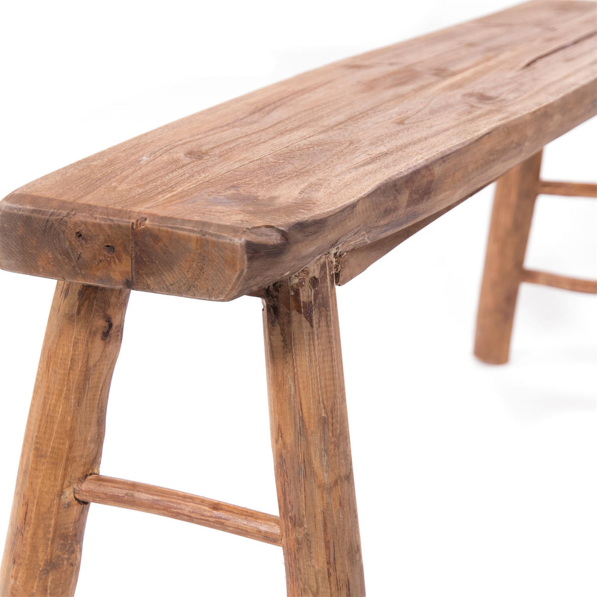 SITZBANK Malu 120 Teak Massivholz naturfarben - Naturfarben, Holz (120/51/33cm) - DESIGN DELIGHTS