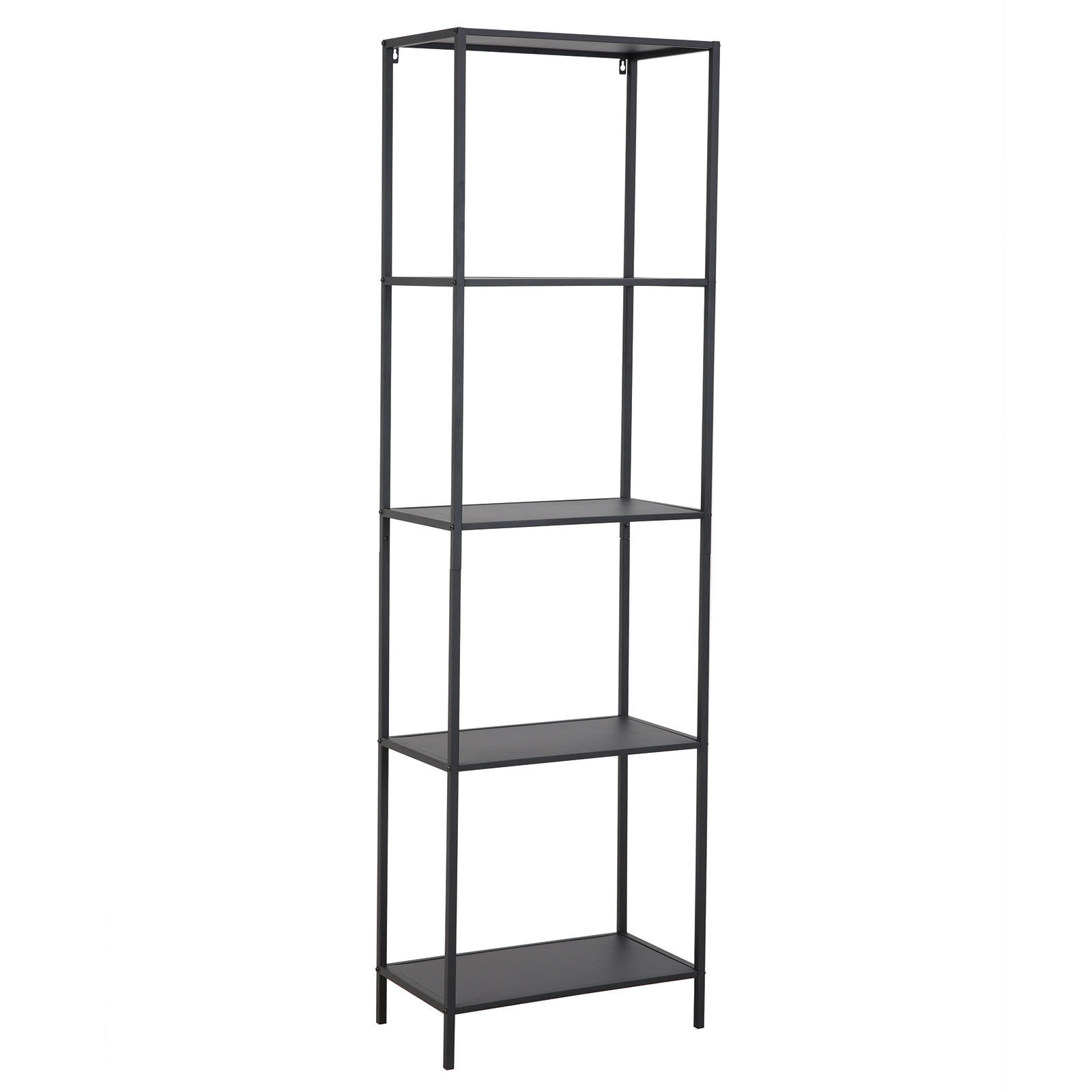 METALLREGAL CARPO Schwarz - Schwarz, Metall (51/175/30cm) - SVITA