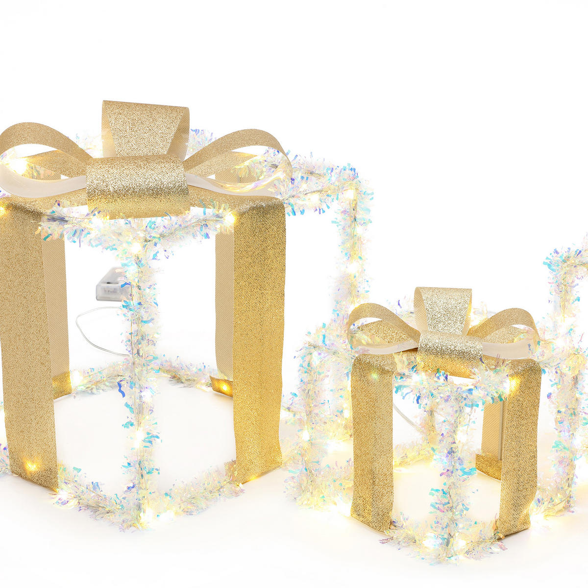 GESCHENKBOX HTHD0268 - Champagner, Kunststoff/Metall (26/27/26cm) - Hometopia