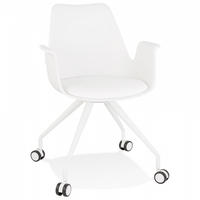 BÜROSTUHL Weiß 60x89x60cm - Weiß, Kunststoff/Metall (60/89/60cm) - AlterEgo