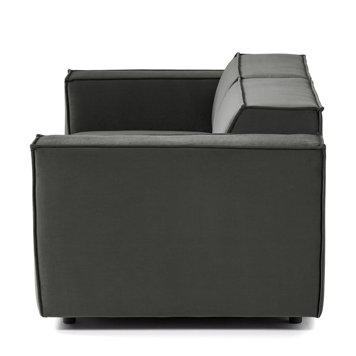 2-SITZER SOFA - Grau, Textil (189/70/96cm) - home24