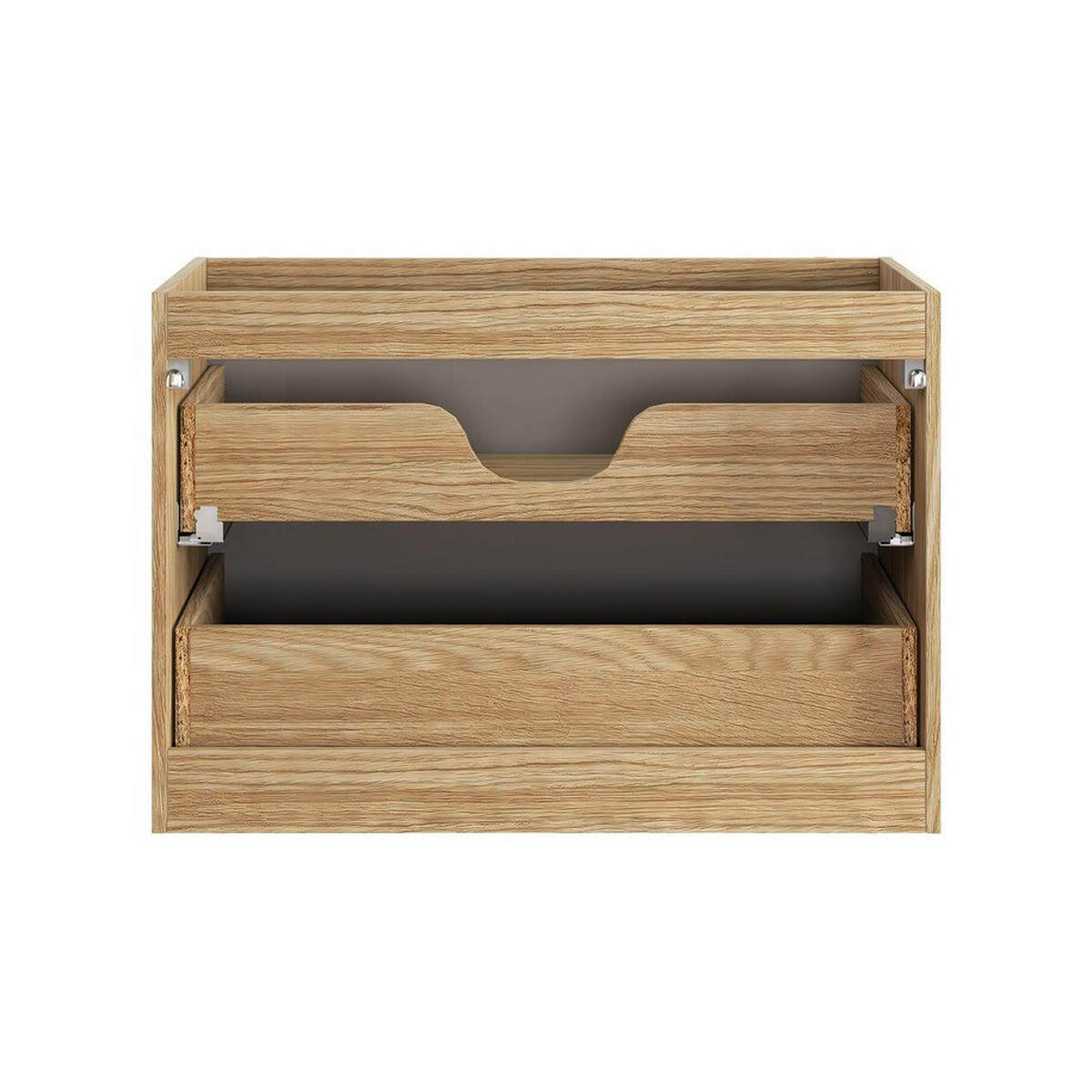 WASCHBECKENUNTERSCHRANK 80 cm 2 Teile - Ocean Beige O BM442 in Beige / Geölter Eiche - Beige, Holz (80/57/46cm)