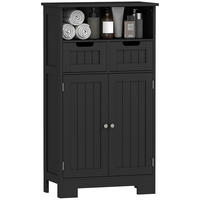MIDISCHRANK DE-17328 Schwarz - Schwarz, Holzwerkstoff (30/108/60cm) - ComfortXL