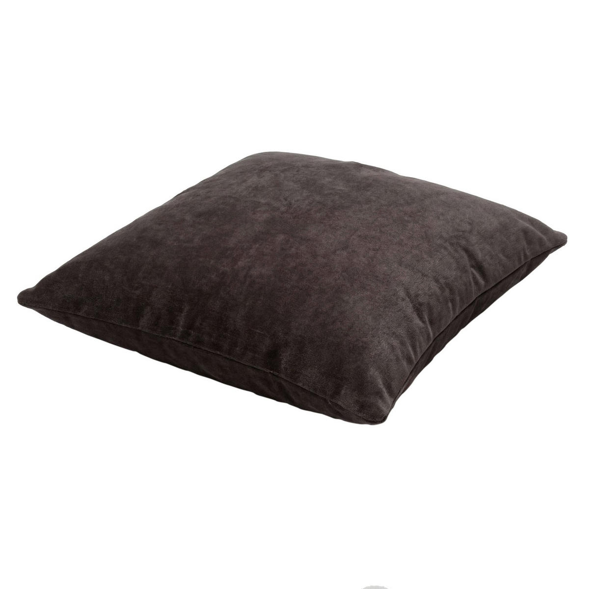 DEKOKISSEN Uni Anthrazit 45x45 cm mit Füllung - Anthrazit, Textil (45/45cm) - Deco-Raum