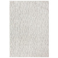 TEPPICH Beige Abstrakt - Rechteckig Moderne - 140 x 200 cm - Ecru/Beige, Textil (140/200cm) - Mazovia