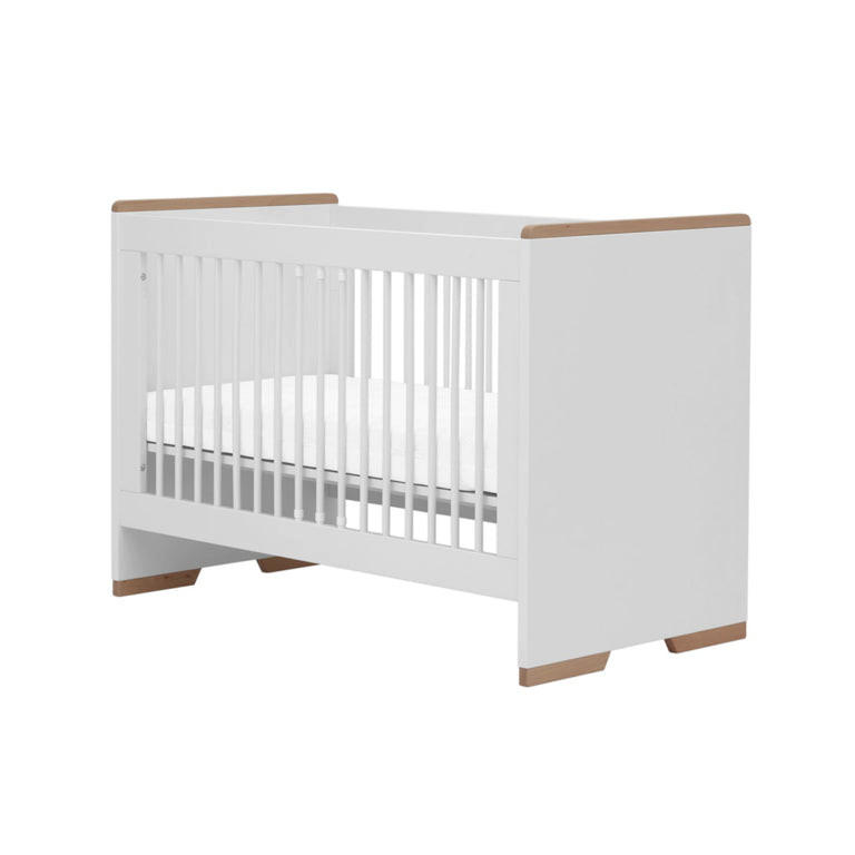 SOBA ZA BEBE 3-dijelni bijelo i drvo - bijela, drvni materijal (125/87/66cm) - Petits-meubles