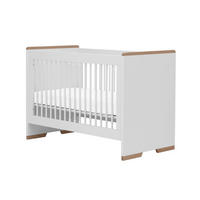 IZBA PRE BÁBÄTKO 3-dielny biela a drevo - biela, kompozitné drevo (125/87/66cm) - Petits-meubles