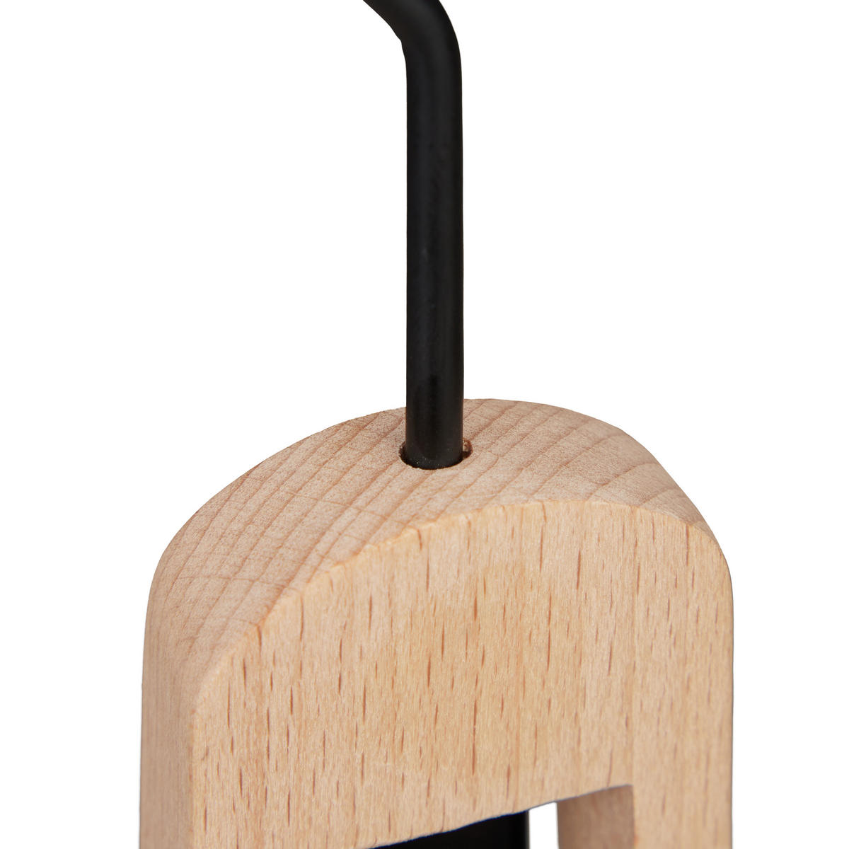 5XUPÍNACIE háky - viacfarebná, kov/drevo (6/18.5/2.5cm) - Relaxdays