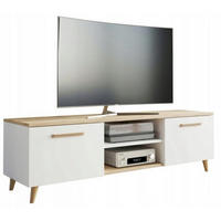 FERNSEHKOMMODE Bergen Weiß-Artisan Eiche 120/40/46 cm - Multicolor, Holzwerkstoff (120/46/40cm) - Matkam Möbel