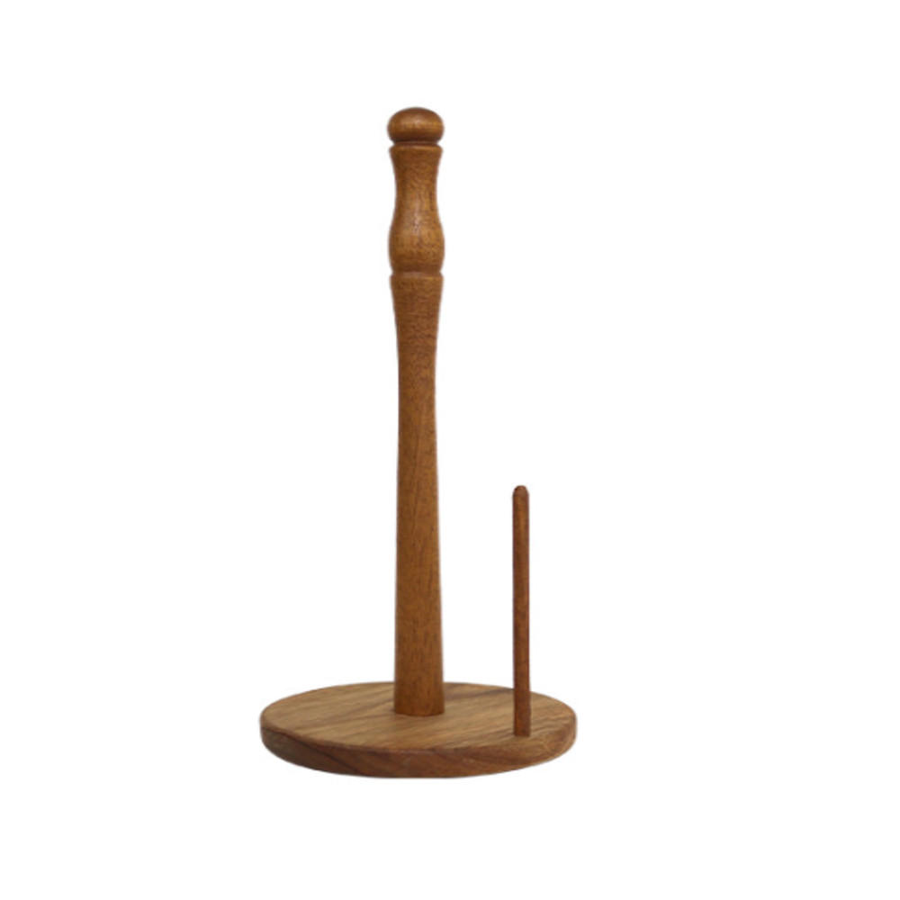 KÜCHENPAPIERHALTER, Holz,Dunkelbraun, 29.5 x 13 cm - Braun, Holz (13/29.5/13cm) - Authentics