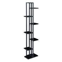 STANDREGAL Somero - Schwarz, Holzwerkstoff/Metall (34/150/21cm) - [en.casa]