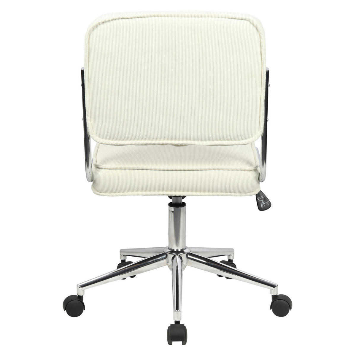 BÜROSTUHL Liv Schreibtischstuhl höhenverstellbar mit Rollen Weiß - Weiß, Textil (48/94/47cm) - SVITA