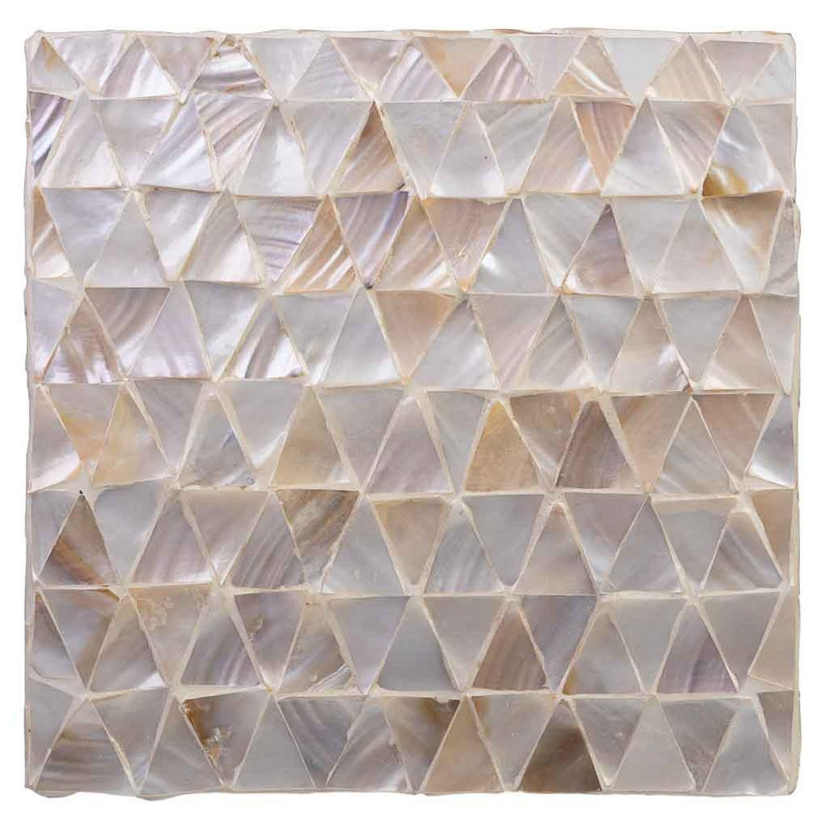 HOCKER aus Holz, beige, 35x45cm - Weiß, Holz (35/45/35cm) - Wanderlust