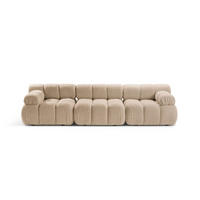 SOFA modular Bellis aus Boucle sandfarben 3 Sitzplätze - Sandfarben, Textil (94/70/282cm) - Micadoni