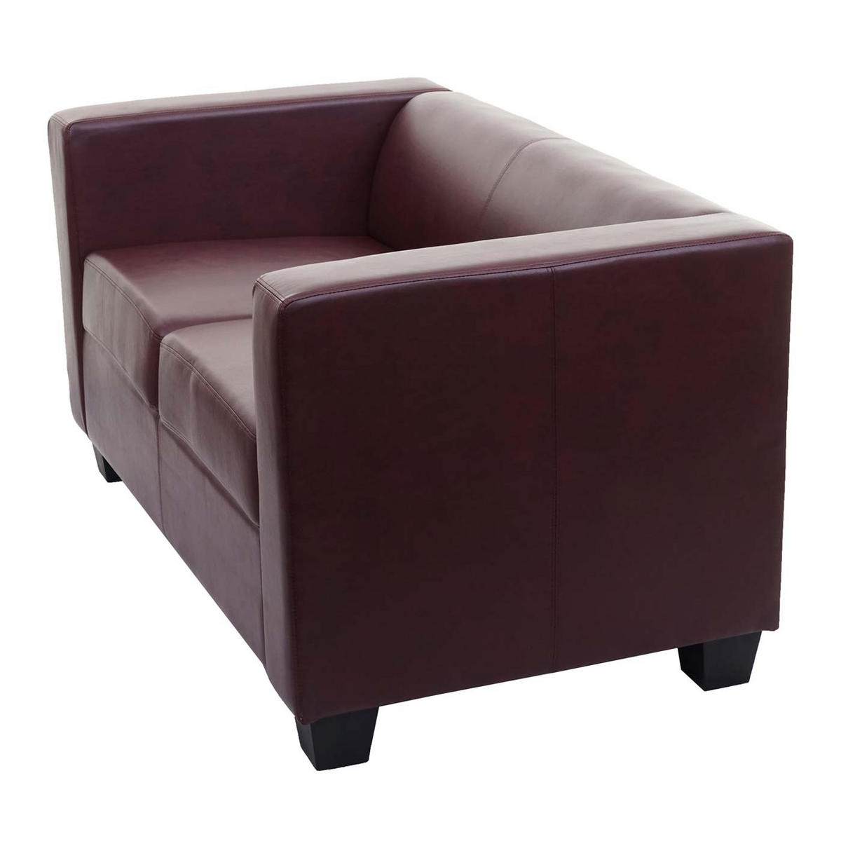 2-SITZER SOFA Rotbraun - Rotbraun, Textil (137/70/75cm) - MCW