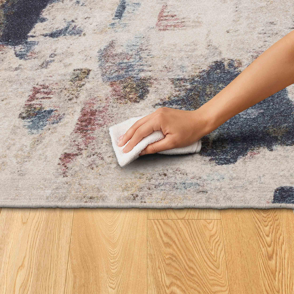 DESIGNTEPPICH ORVIETO - Blau, Textil (133/190cm) - Astra