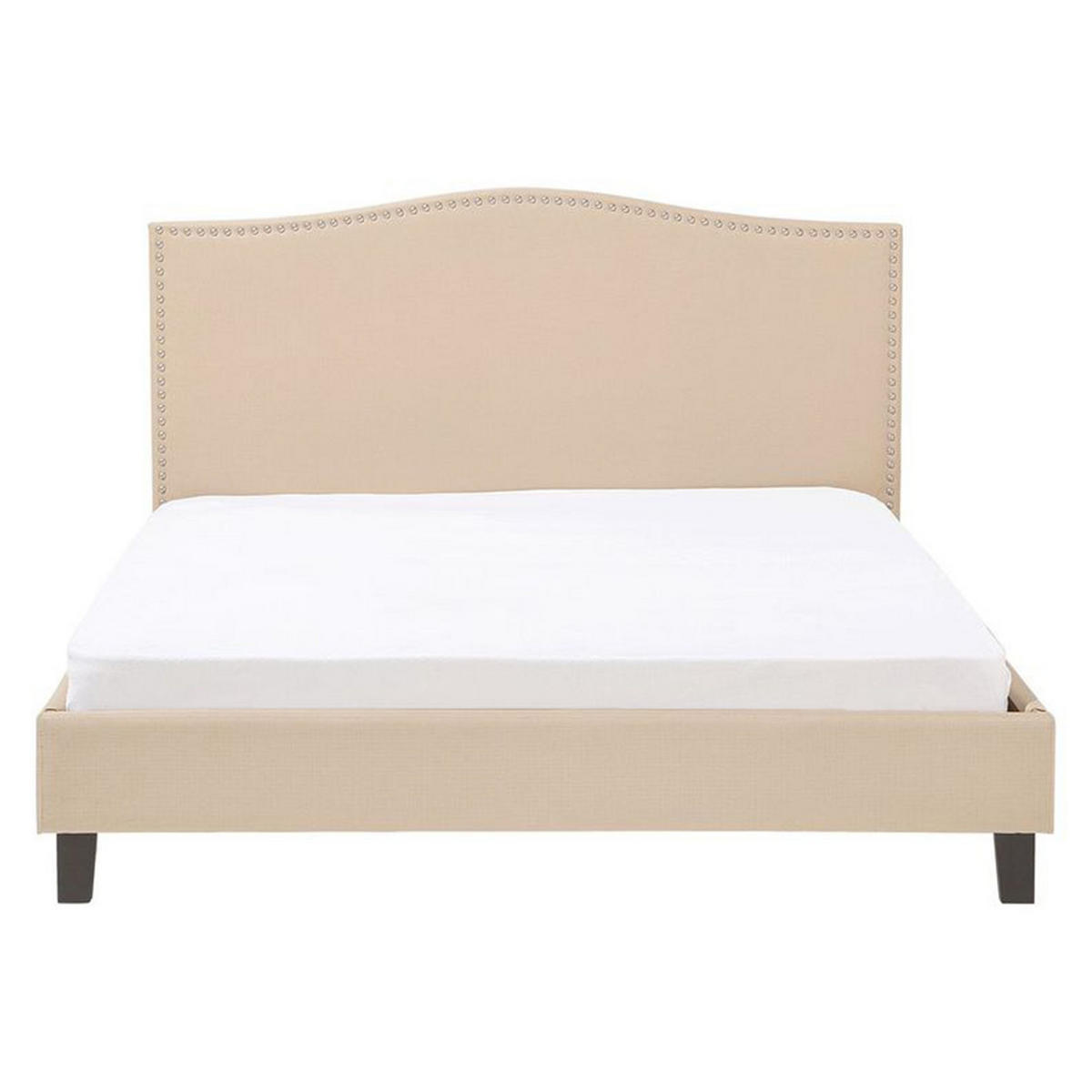 POLSTERBETT 160/200 cm Beige Montpellier - Beige, Textil (160/200cm) - Beliani