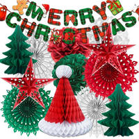 WEIHNACHTSDEKO Set 13-teilig - Multicolor, Papier (100cm)