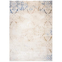 TEPPICH HERA Creme Blau 160/230 cm - Blau/Creme, Textil (160/230cm) - Tapiso