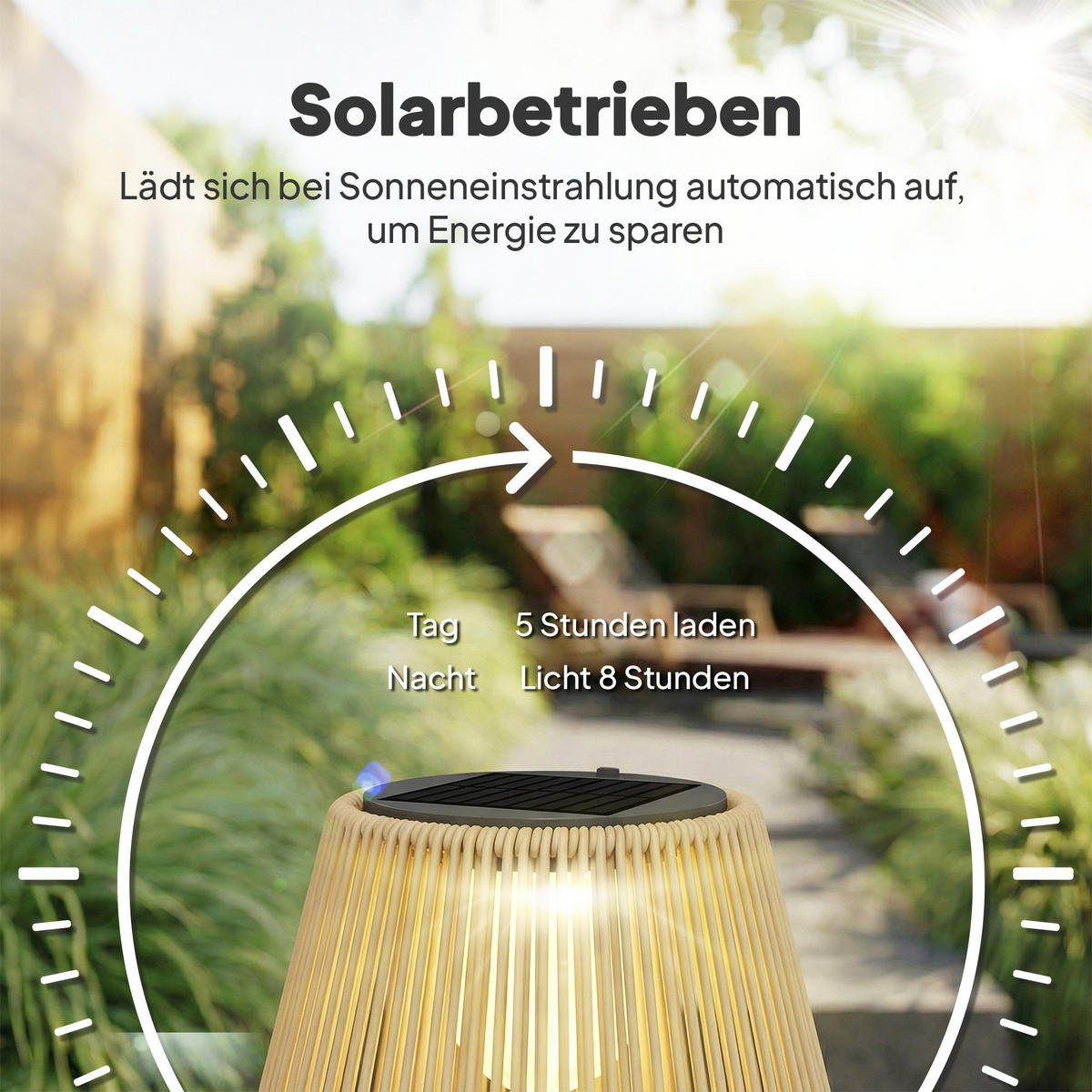 SOLARLEUCHTE Wasserdicht Stahl Gelb - Gelb, Kunststoff (35/35/55cm) - Outsunny