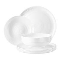TAFELSERVICE Terra Weiß 12er Set - Weiß, Keramik (1/1/1cm) - Seltmann Weiden