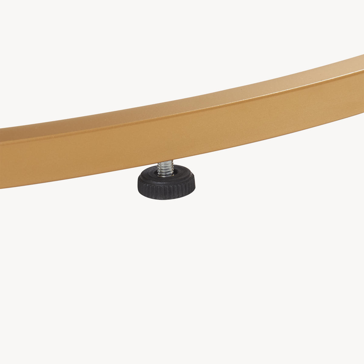 COUCHTISCH Aulum 70/70/50 - Goldfarben/Schwarz, Holzwerkstoff/Metall (70/70/50cm) - [en.casa]