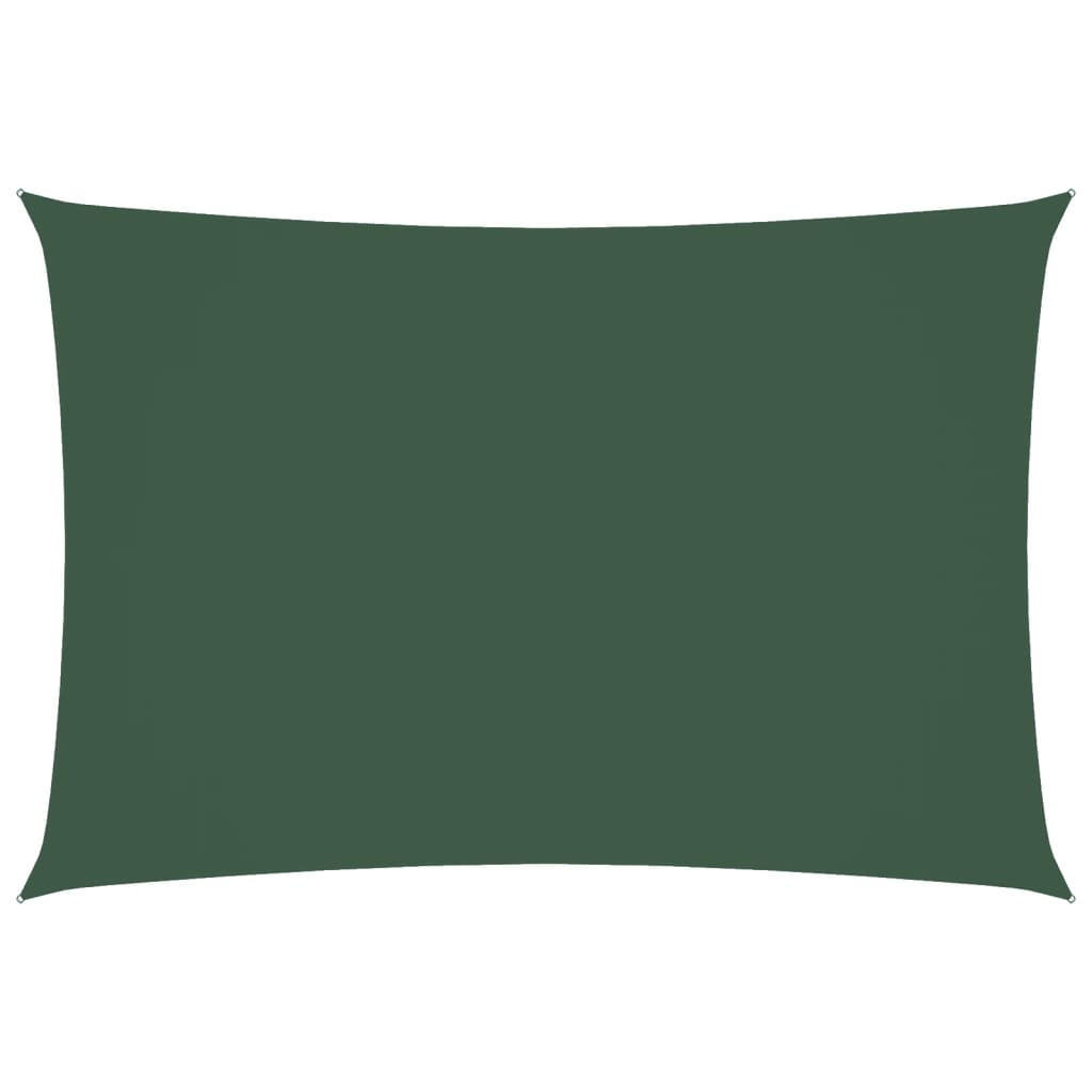 SONNENSEGEL Oxford-Gewebe Rechteckig 3x5 m Dunkelgrün - Grün, Textil (500/300cm) - furnicato
