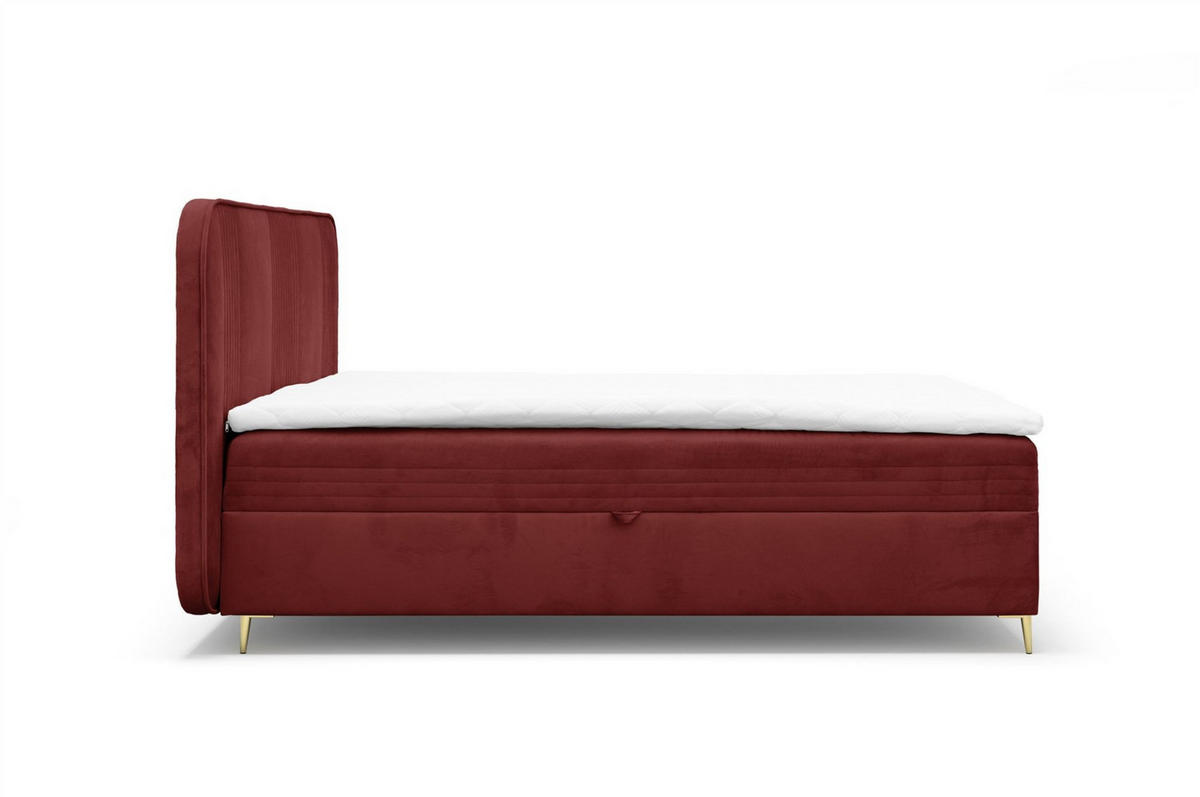 BOXBETT Alize - Rot, Holzwerkstoff/Textil (180/200cm) - Fun Möbel