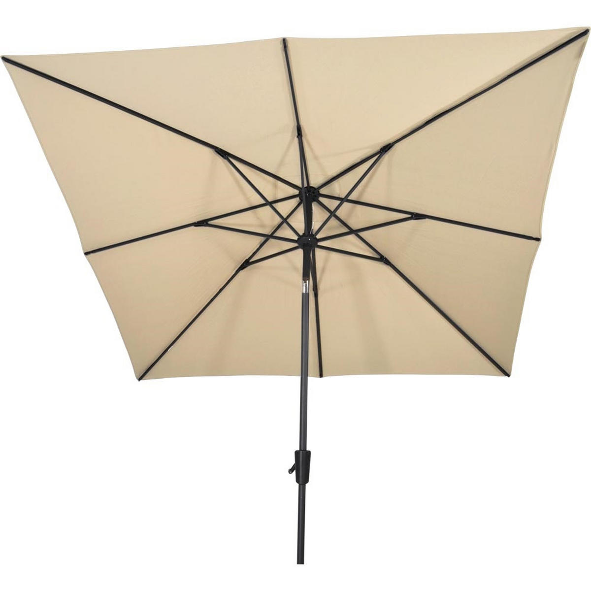 SONNENSCHIRM ZUM AUFKLAPPEN Libra - Beige - 250/250/ cm - Beige, Textil (250/250cm) - Lesli Living