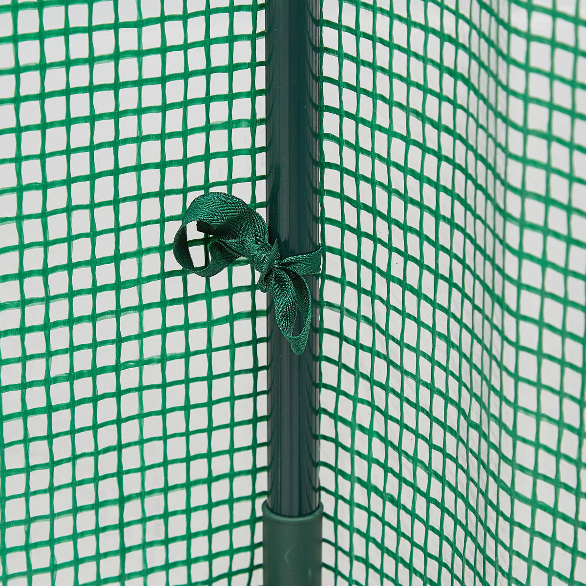 GEWÄCHSHAUS Transparent Tomaten - Grün, Kunststoff/Metall (100/150/50cm) - Relaxdays
