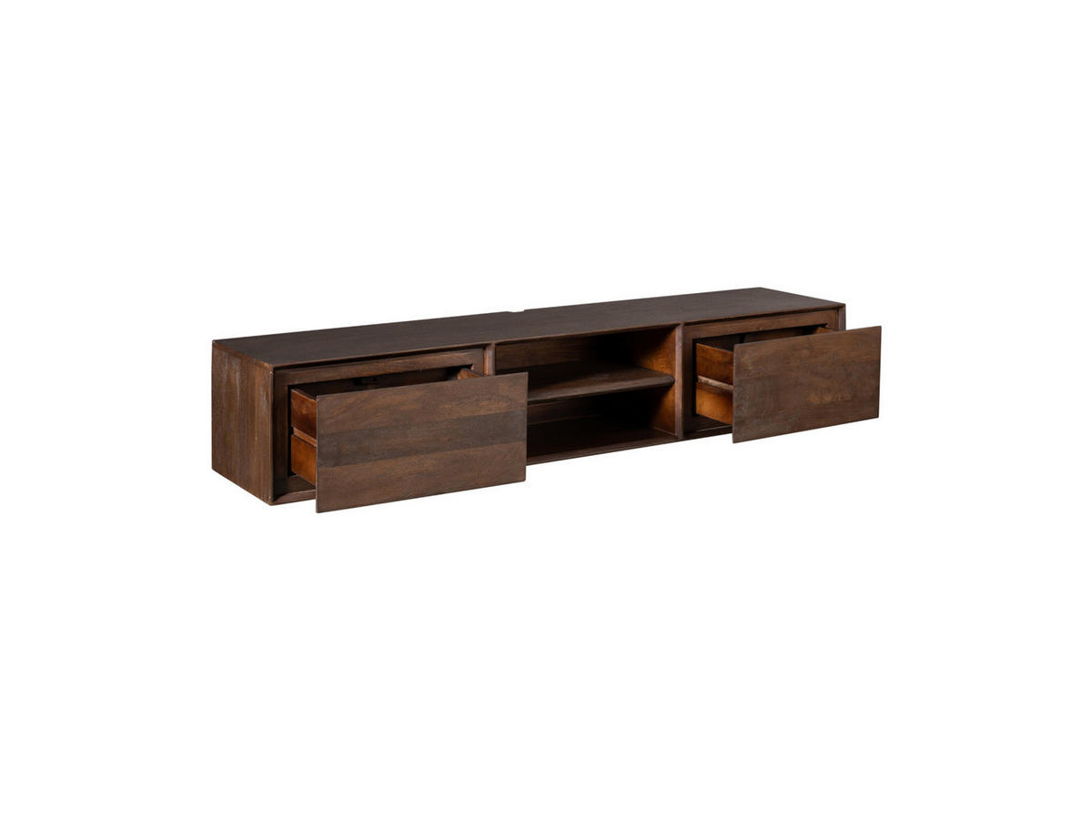 LOWBOARD Amoria Mangoholz 160 cm / 35 cm Braun - Braun, Holz (160/30/35cm) - Villa Möbel