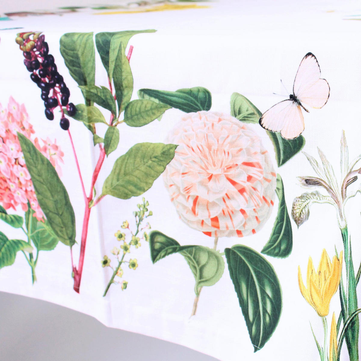 TISCHDECKE spring time 150x250 cm mehrfarbig - Multicolor, Textil (250/150/0.2cm) - Happy Friday