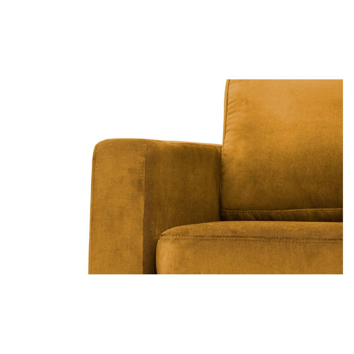 DREISITZER-SOFA Lioni-Kronos 1 - Gelb, Holz/Textil (200/84/94cm)